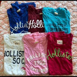 Bundle of 6 Hollister Tshirts